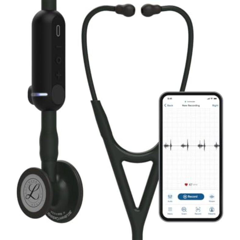 How do wireless digital stethoscopes compare to traditional stethoscopes in telehealth?