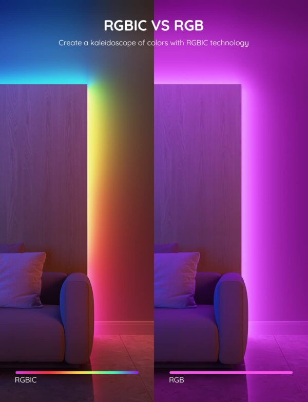 Color Your World: Tips for Selecting Govee RGBIC LED Strip Lights for Any Room