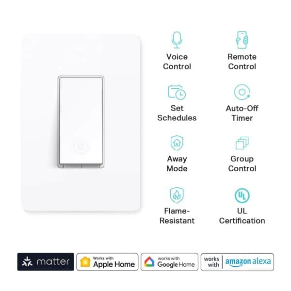 Smart Lighting Made Easy: Your Complete Guide to Kasa Matter Light Switch with Timer, Scheduling, and Voice Control