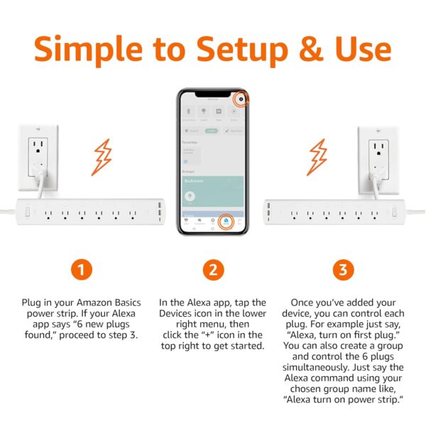 Ultimate Buying Guide: Amazon Basics Smart Plug Power Strip with 6 Outlets and USB Ports