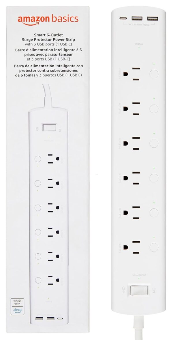 Ultimate Buying Guide: Amazon Basics Smart Plug Power Strip with 6 Outlets and USB Ports