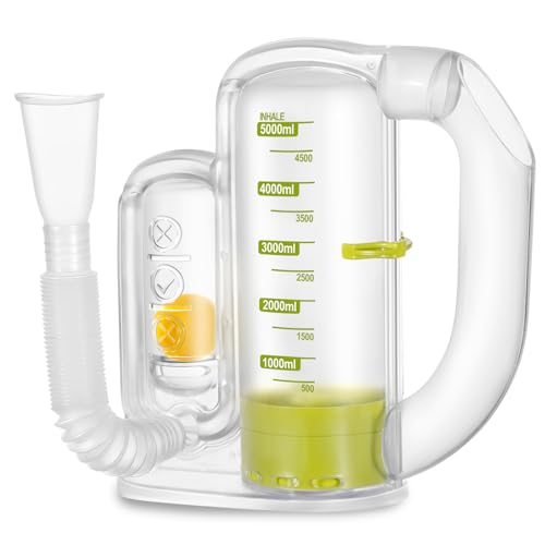 Adult Incentive Spirometer - 5000ml Capacity