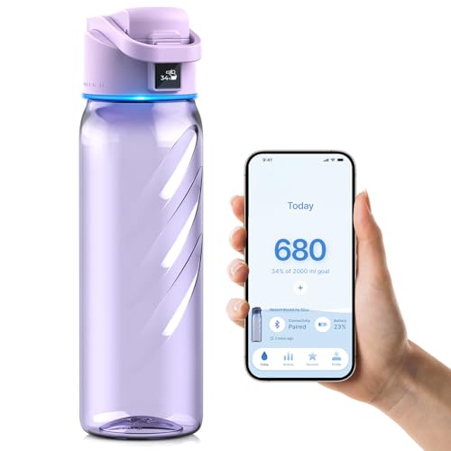 BOOST LITE Smart Hydration Bottle - Purple