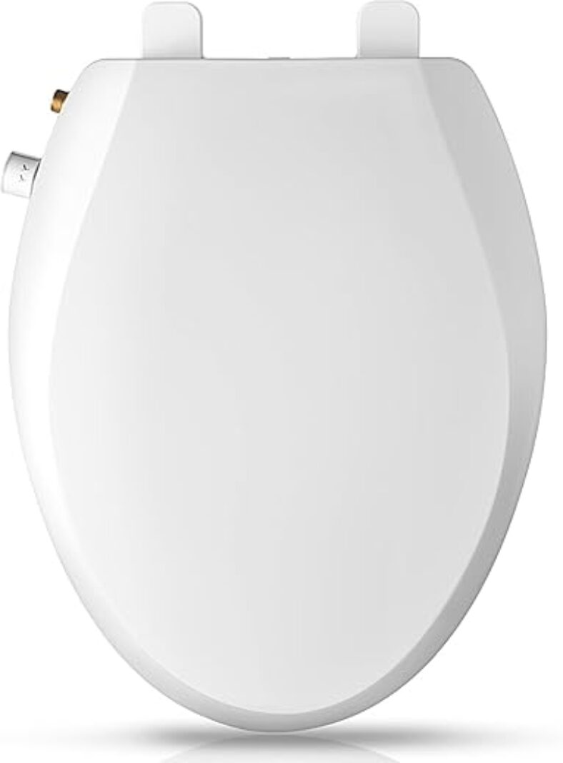 Clirass Elongated Bidet Seat – White Manual Comfort Upgrade