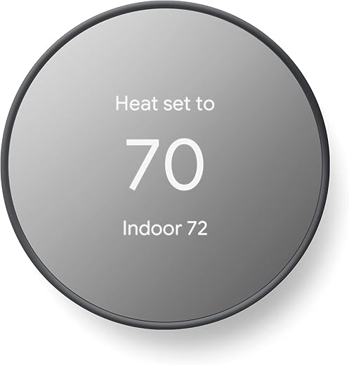 Google Nest Smart Thermostat - Charcoal