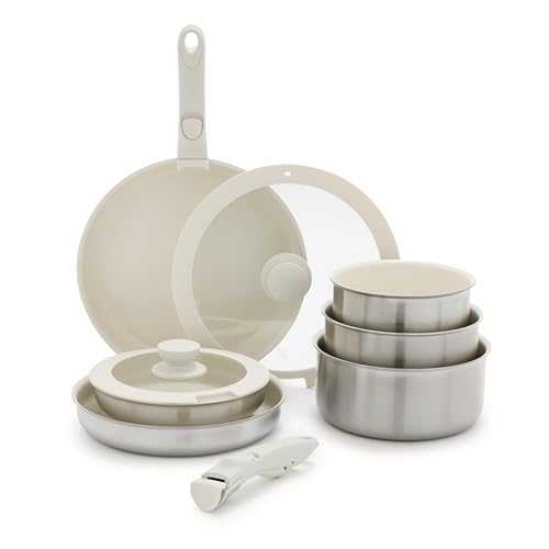 GreenLife Click 10-Piece TriPly Cookware Set