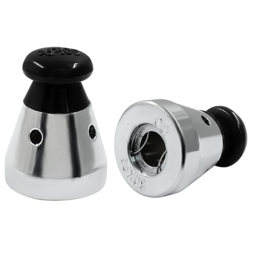 LifCratms Pressure Cooker Relief Jigger Valve, Black Universal Pressure Cooker Safe Regulator 80KPA Replacement Exhaust Valve Accessories for Weight Pressure Control (2Pcs)