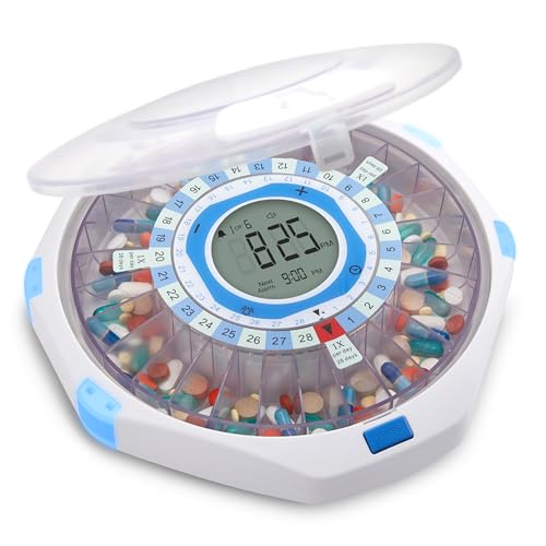 LiveFine WiFi Pill Dispenser Organizer
