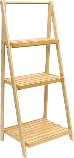 RoyalHouse Bamboo Ladder Shelf vs. Foldable Grid Wall Panels