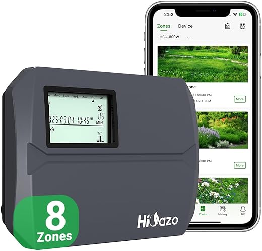Smart WiFi Sprinkler Controller for 8 Zones