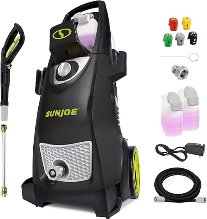 Sun Joe SPX3000 Electric Pressure Washer – 2030 PSI Power