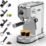 Versatile 20-Bar Espresso and Coffee Machine