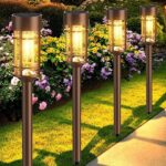 8 Pack Solar Outdoor Garden Lights