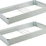 Galvanized Raised Garden Bed - 2 Pack