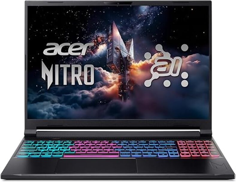 Acer Nitro V 16S AI Laptop – 32GB RAM, Backlit Keyboard