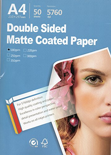 Premium Double-Sided Matte Inkjet Photo Paper