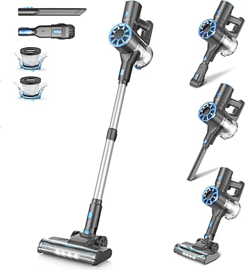 Vazone N9 Cordless HEPA Stick Vacuum Cleaner – Lightweight & Portable