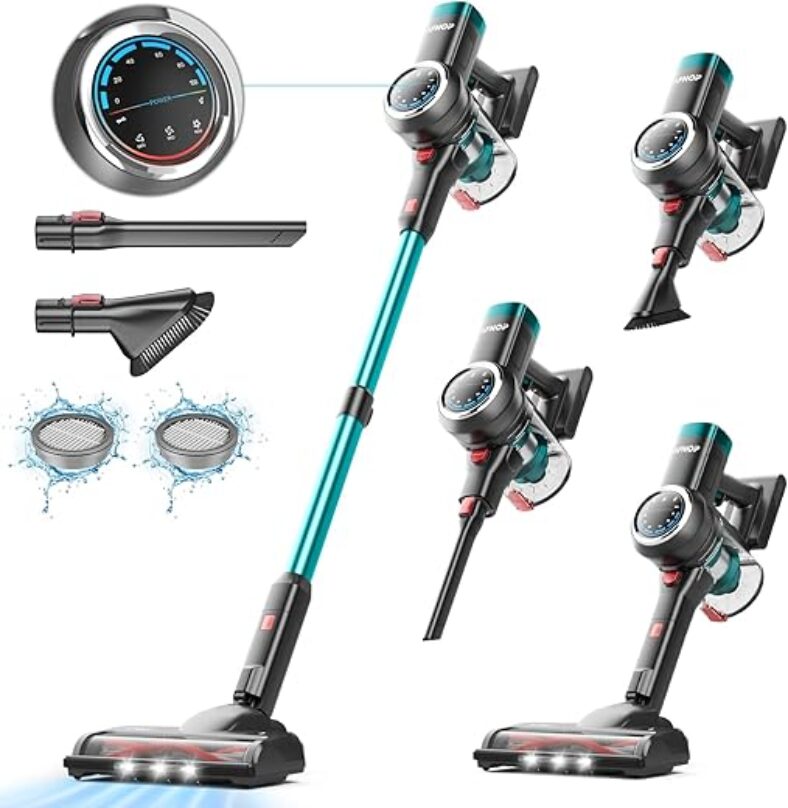 Cordless Vacuum Cleaner with 65 Minutes Runtime
