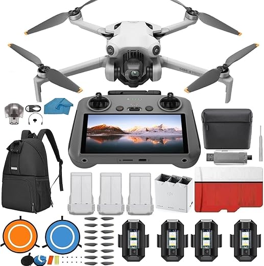 DJI Mini 4 Pro Folding Drone Bundle