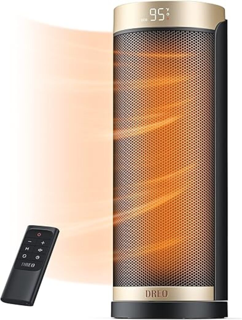 Dreo 1500W Electric Space Heater with Adjustable Thermostat