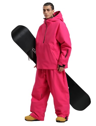 GSOU SNOW Men's Waterproof Ski Jacket and Pants