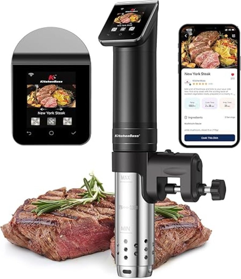 KitchenBoss Sous Vide Cooker G330 – App-Controlled, 20L Capacity
