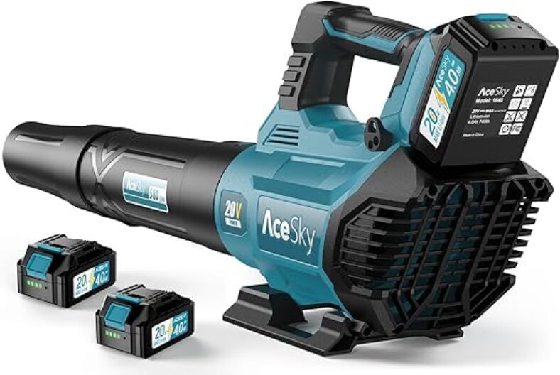 Powerful Cordless Leaf Blower with Battery