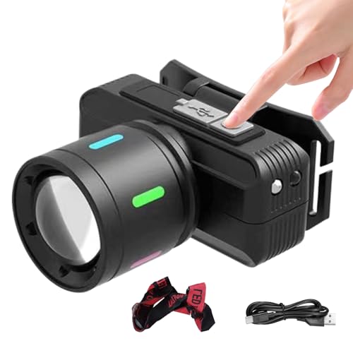 Rechargeable LED Headlamp - App-Connected for Outdoor Use 2 Rechargeable LED Headlamp for Outdoor Activities