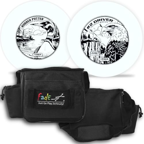 Glow Disc Golf Starter Set with Bag