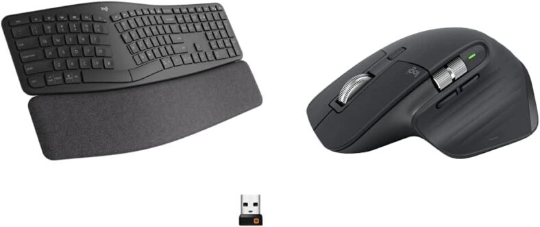 Logitech MX Master 3S Mouse – Battery Powered, App-Connected