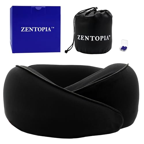 Ergonomic Memory Foam Travel Neck Pillow