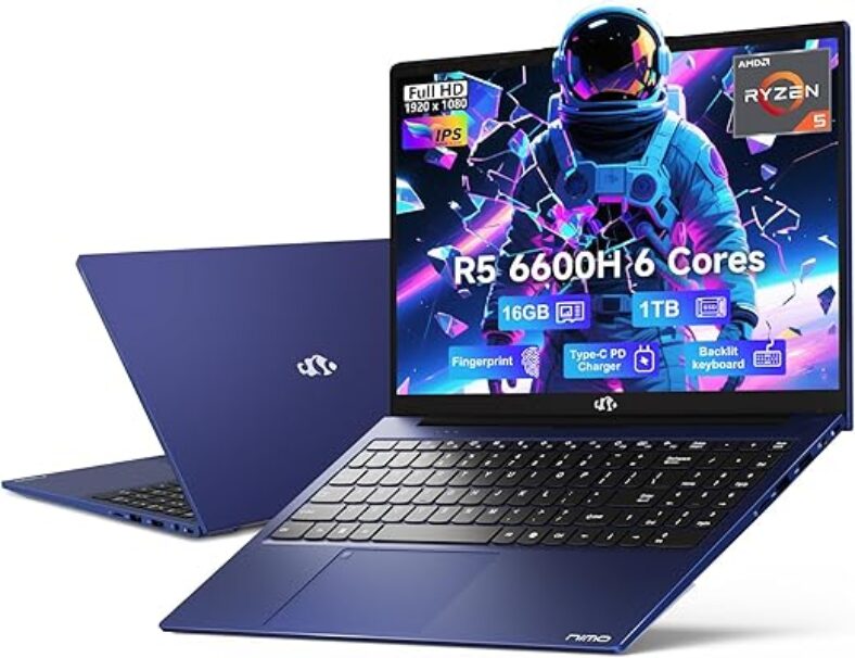 NIMO 15.6″ FHD Gaming Laptop – 1TB SSD, AMD Ryzen 5