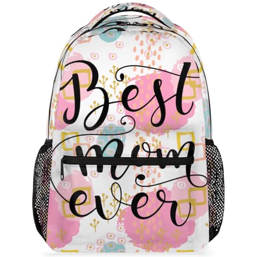 POFATO Best Mom Ever Casual Backpack