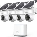 Wireless Solar Security Camera System with 4 Cameras