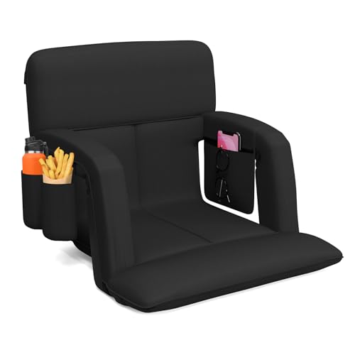 Smart Stadium Seat GTG-001 with Back Support for Comfort 2 Comfortable Stadium Seats with Back Support