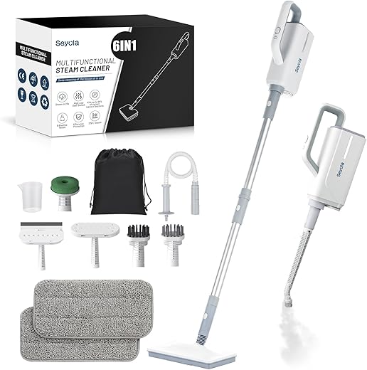 Seyola 6-in-1 Steam Mop Cleaner