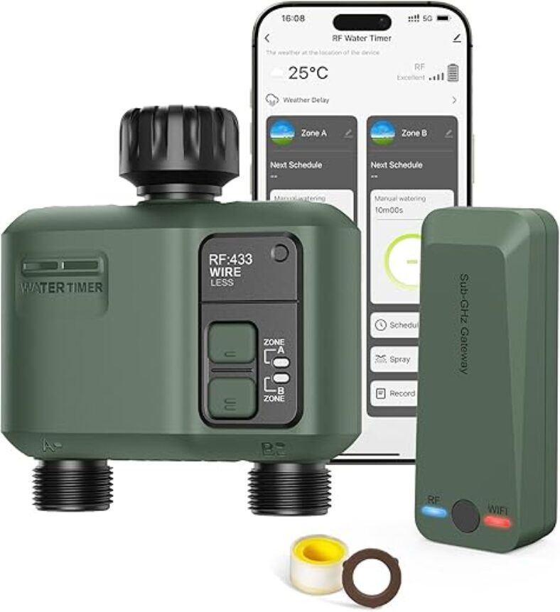 Smart WiFi Water Timer for Garden Irrigation