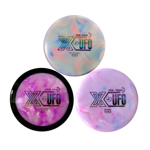 X-UFO Disc Golf Starter Set for All Levels