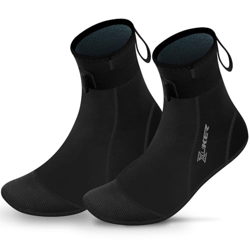 XUKER Fleece-Lined Neoprene Water Socks
